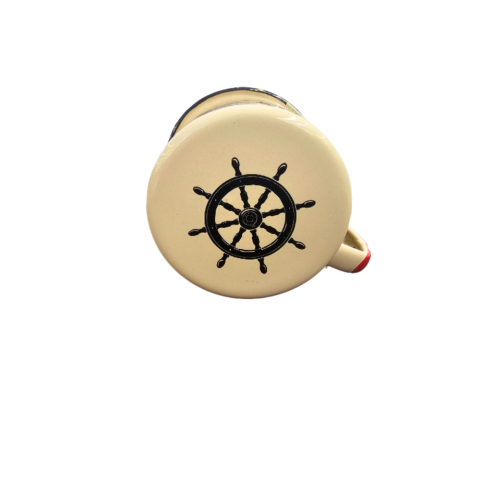 Cana metalica emailata, 350 ml, Spiritul marii [2]