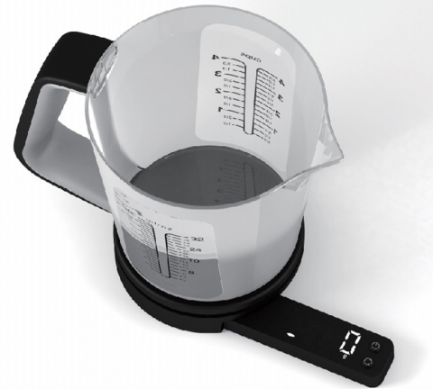 Cantar pentru bucatarie, cu cana gradata, digital, Grunberg [0]