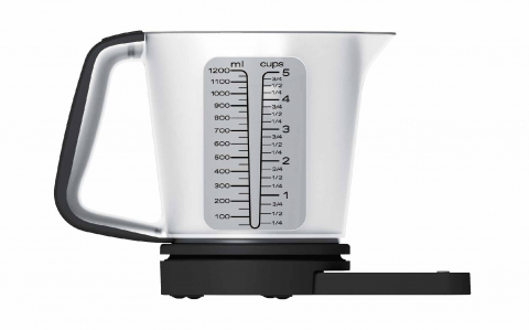 Cantar pentru bucatarie, cu cana gradata, digital, Grunberg [1]