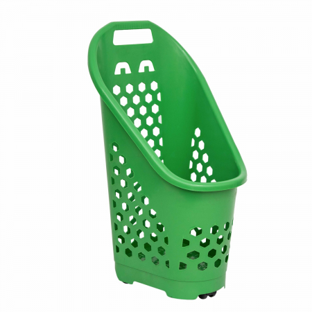 Cosuri cumparaturi - Carucior de cumparaturi 70 de litri, Verde