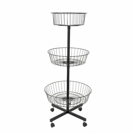 Cosuri expunere - COS CU 3 ROTUND NEGRU