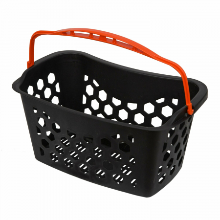 Cosuri cumparaturi - Cos de cumparaturi cu maner 25 litri, Negru