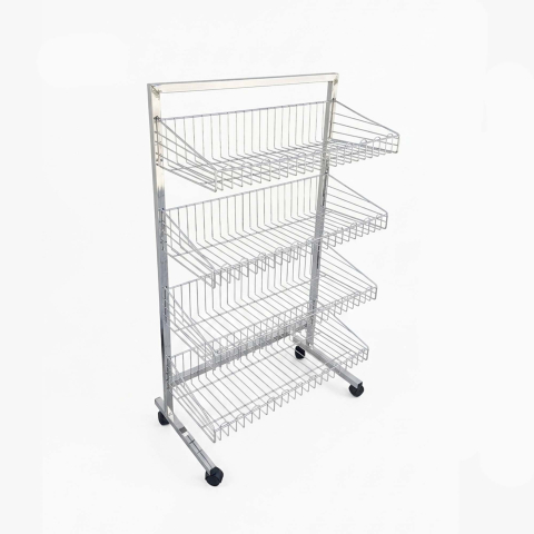 Cosuri expunere - COS MARKET CU 4- A108 MARE L:70 CM CROMAT