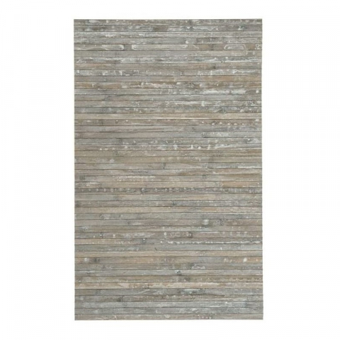 Covor dreptunghiular, din bambus si cauciuc, 50 x 120 cm, Grunberg BM027/GRI [1]