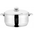 Cratita din inox, cu capac din inox, 20 cm, 3 L [0]