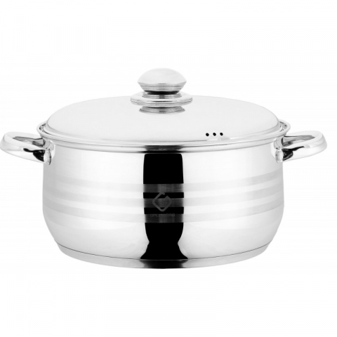 Cratita din inox, cu capac din inox, 22 cm, 4 L [0]