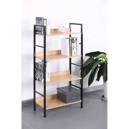 Etajera cu 4 rafturi, Metal si PAL, 60 x 27.60 x 126 cm [0]