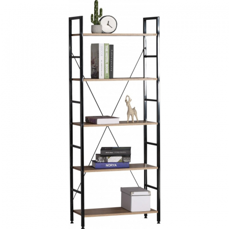 Etajera cu 5 rafturi, metal si PAL, 60 x 27,50 x 147 cm [0]