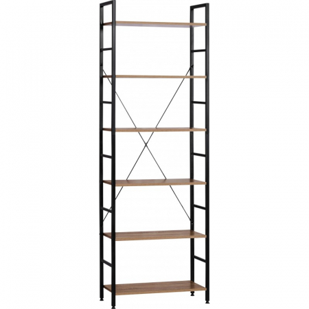 Etajera cu 6 Rafturi, Metal si PAL, 60 x 27.60 x 180 cm [1]