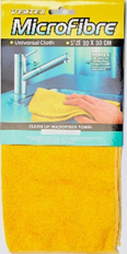 Stergeri - Laveta microfibra prosop univ. Galbena - 30x30 cm