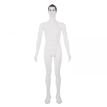 MANECHINI PLASTIC - MANECHIN PLASTIC ALB BARBAT