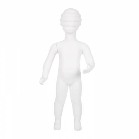 Copil - MANECHIN PLASTIC ALB COPIL CAP FUTURIST 80 CM