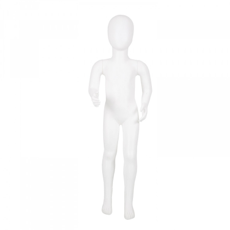 Copil - MANECHIN PLASTIC ALB COPIL CAP OU 102 CM