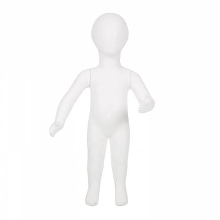 Copil - MANECHIN PLASTIC ALB COPIL CAP OU 70 CM