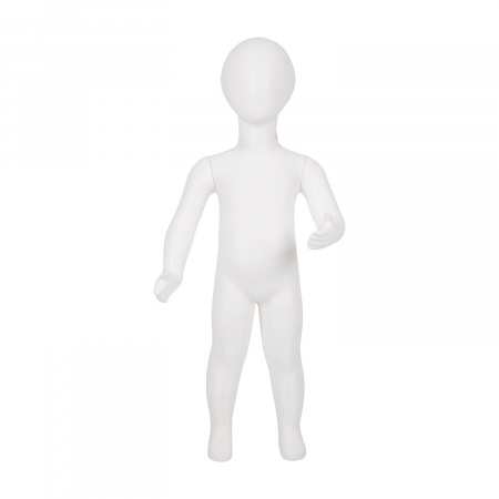 Copil - MANECHIN PLASTIC ALB COPIL CAP OU 80 CM