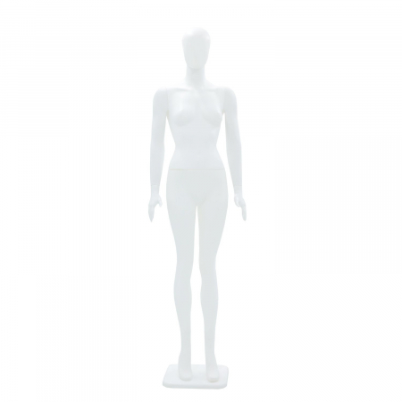 MANECHINI PLASTIC - MANECHIN PLASTIC ALB DAMA CAP OU