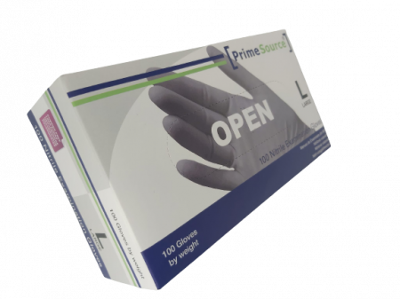 Manusi Prime Source de unica folosinta din vitril(nitril+vinil), negre, 100buc/cut [2]