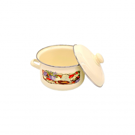 Oala emailata, cu capac, 2.4 L, Bucatarie [0]