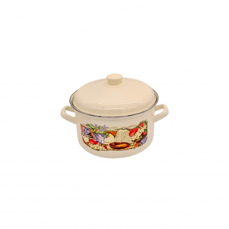 Oala emailata, cu capac, 4.3 L, Bucatarie [1]