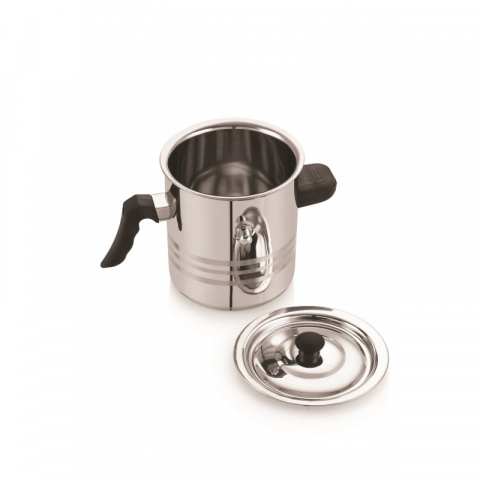 Oala pentru lapte din inox, cu capac, 3L [2]