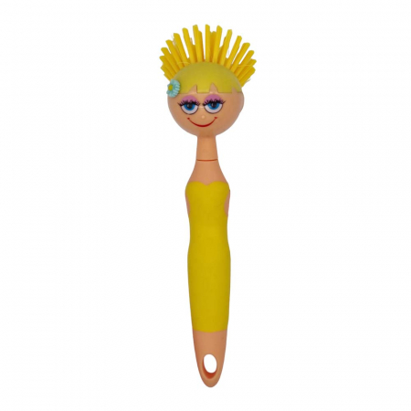 Ustensile si solutii - Perie de spalat vase pentru copii Haug® - GALBEN