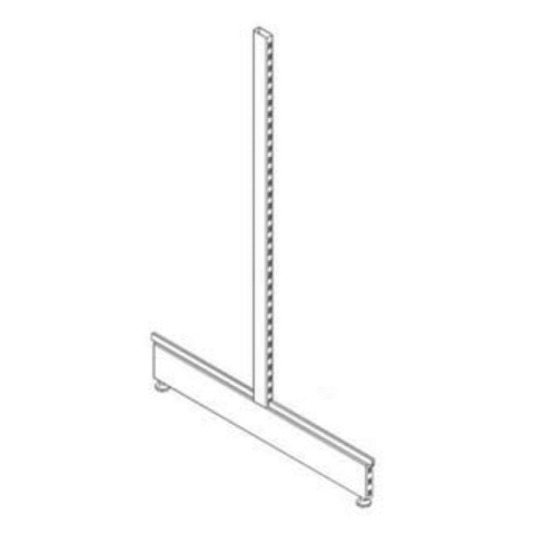 Rafturi Economice - Picior Raft Metalic Gondola Magazin 180 x 40