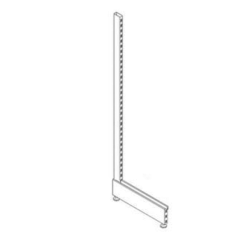 Rafturi metalice de perete - Picior Raft Metalic Magazin 225 x 50