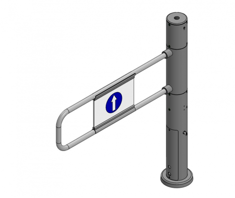 Poarta acces spatii comerciale, sistem deschidere automata tip Radar, Bidirectionala [4]
