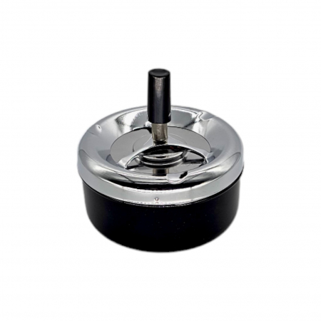 Scrumiera antivant cu buton, 11 cm [0]