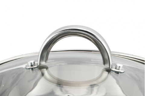 Set 12 piese , 6 vase din inox, compatibile cu plita cu inductie, cu capace din sticla, Grunberg GR2441 [8]