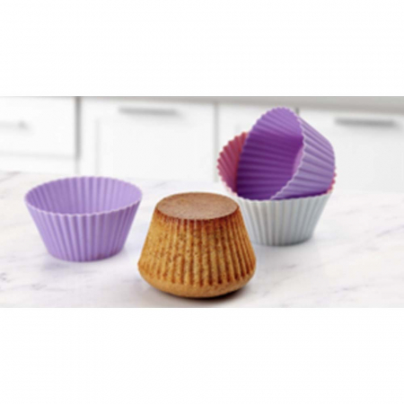 Set 6 forme pentru briose din silicon 7x6 cm [0]