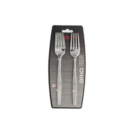 Tacamuri - Set 6 Furculite Desert, inox, Omega