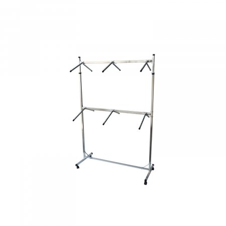 Stendere imbracaminte - Stender din metal cu 12 brate de expunere, reglabil, cromat, 1144
