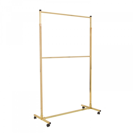 Stendere GOLD Edition - Stender din metal, cu doua nivele, reglabil, Gold, 1210029641