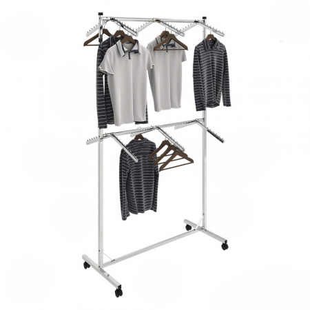 Stender din metal, cu 12 suporti de expunere, vopsit negru, 1125 [2]