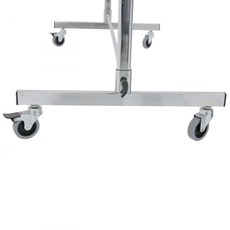 Stender din metal, cu 2 bare reglabile, cu extesii laterale, cromat, 2105 [3]