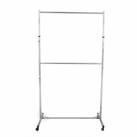 Stender din metal, cu doua bare, reglabil, cromat, 1118 [2]