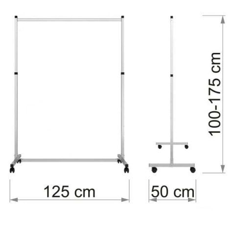 Stender din metal, reglabil, cromat, 1116 [1]