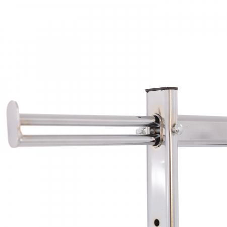 Stender din metal, reglabil, cu extensii laterale, cromat, 2106 [2]
