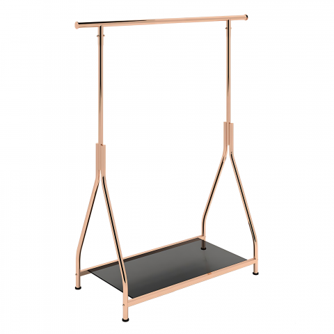 Stendere GOLD Edition - Stender pentru haine, din metal finisaj GOLD, 150x120 cm