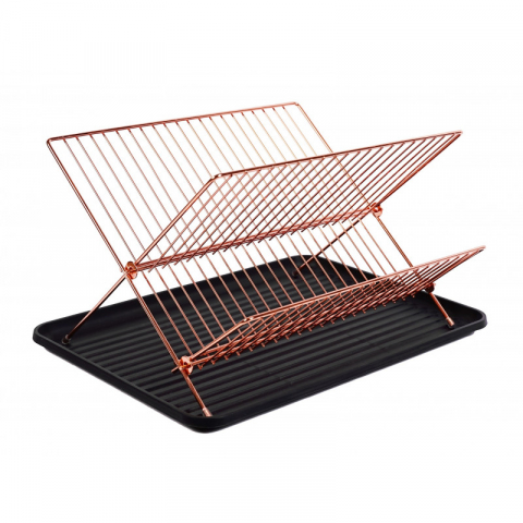 Suport vase, din metal si plastic, cu tava si suport tacamuri, 42.30 x 31.30 x 24 cm, Grunberg GR3236 [0]