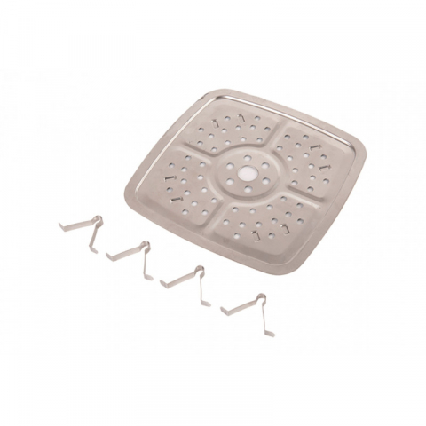 Tigaie din aluminiu , cu capac termorezistent , invelis antiaderent cu ceramica si titan [2]