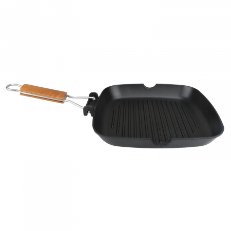 Tigaie grill cu maner rabatabil Supreme, 26x26 cm, BRIO [3]