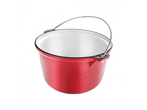 Tuci emailat din fonta, Ø 22 cm, 3L [0]