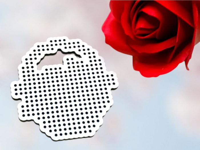 Blank pentru cusut - cos cu flori [1]