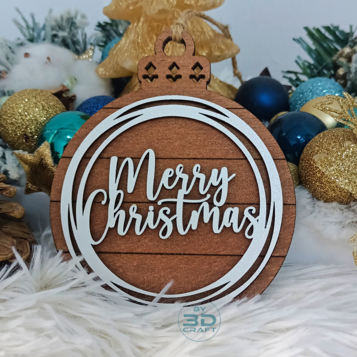 Ornament "Merry Christmas" [1]