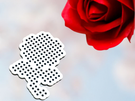 MDF - Blank pentru cusut - trandafir