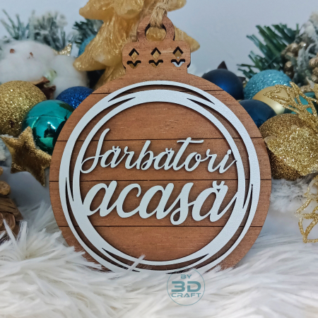 Glob "Ginger" - Ornament "Sarbatori acasa"