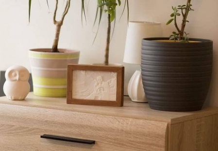 Rame foto 3D "Lithophane" - Rama foto imprimata 3D