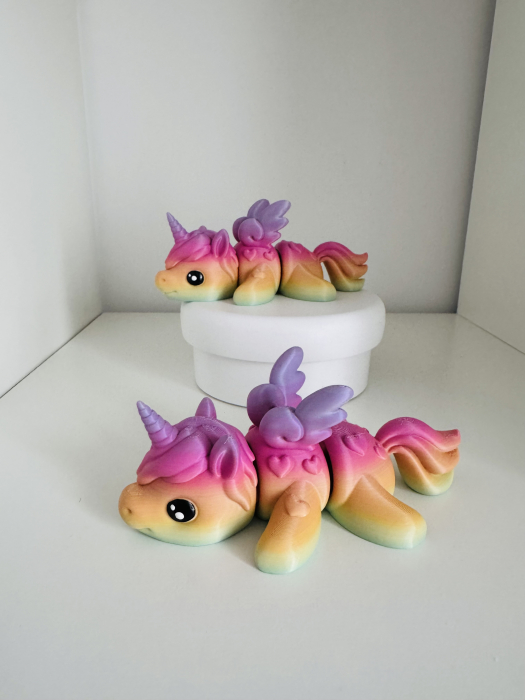 Figurina unicorn curcubeu [5]